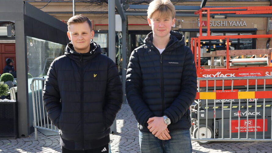 Vincent Bruhn och Jonathan Leonidsson